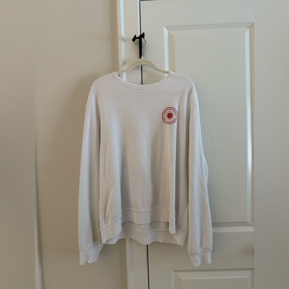 Pure Barre Team Sweatshirt Size Large